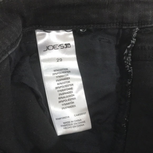 Joe's Charlie High Waisted Fray Ankle Hem Jeans - Picture 6 of 8